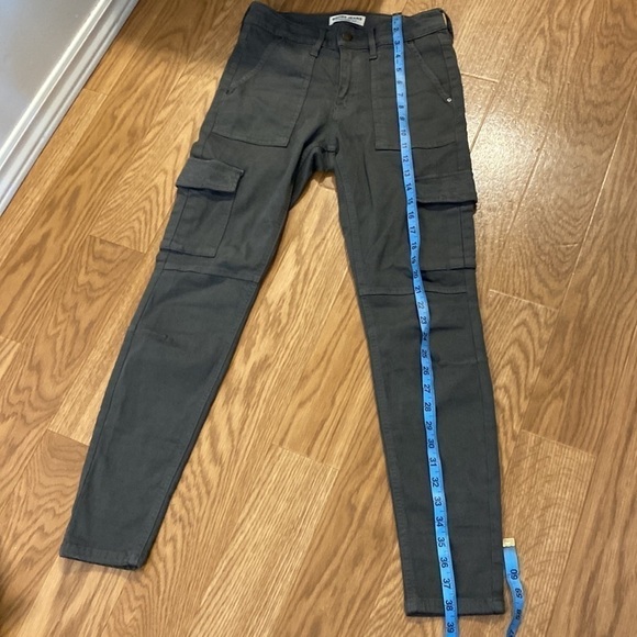 BRODY Women's High Rise  Ankle Skinny Dark Green Skinny Cargo Pants (Size 25) - Picture 8 of 12